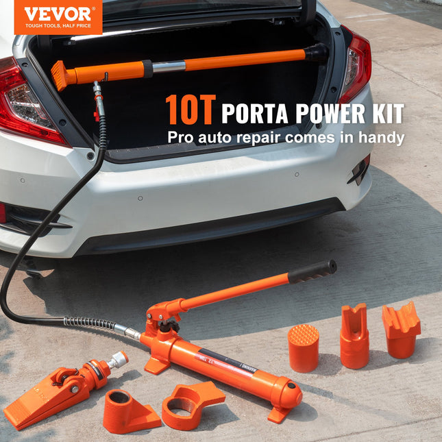 Hidraulinis kėliklis kėbulo lyginimui VEVOR 10T maintenance jack, 10 tonų galia