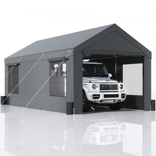 Automobilių stoginė VEVOR 3,1 x 6,1 m, su nuimamomis sienelėmis
