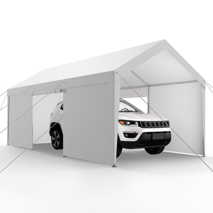 Automobilio stoginė VEVOR SXYJSCK-FBS10X20FT-W, 3 x 6 m