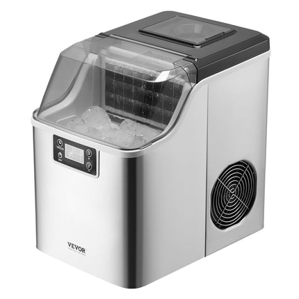Stalinis ledo gaminimo aparatas VEVOR HZB-20AF/S, 20 kg per parą