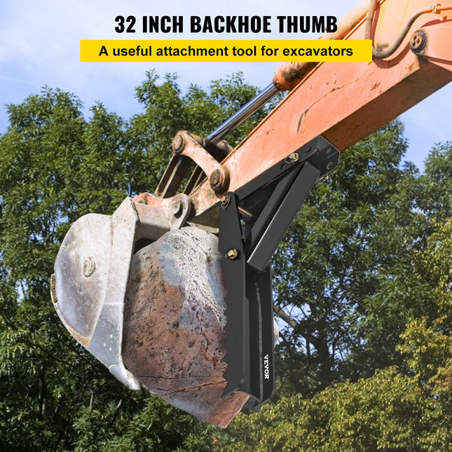 Ekskavatoriaus kaušo griebtuvas VEVOR 32", 81 cm ilgio