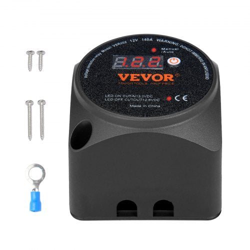 Dvigubos baterijos izoliatoriaus komplektas VEVOR VSR002, 12V 140A