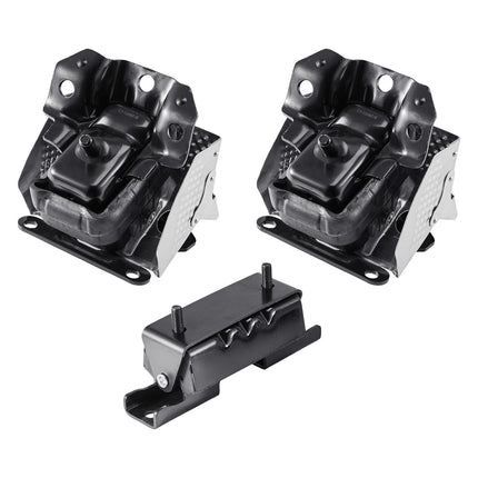 Variklio ir pavarų dėžės pagalvių komplektas VEVOR TZ0066, 3 vnt.