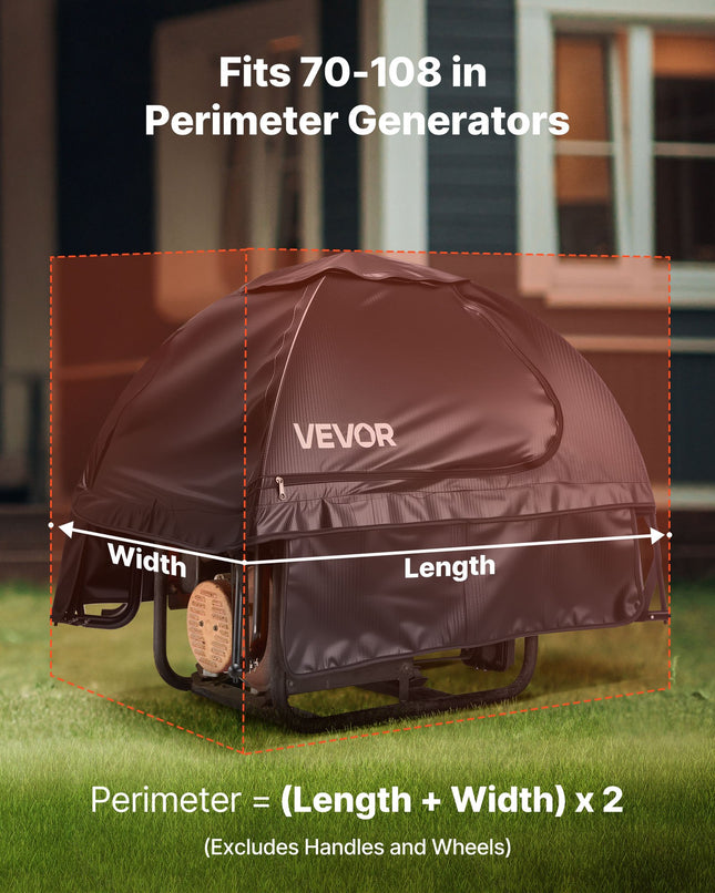 Generatoriaus uždangalas VEVOR ZY-01, 915x660x660 mm