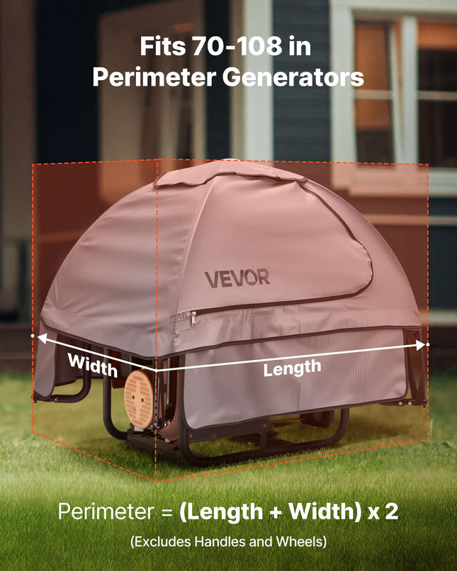 Generatoriaus uždangalas VEVOR ZY-03, 915x660x660 mm