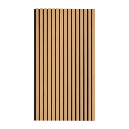 Akustinės medžio lentjuosčių sienų panelės VEVOR LYY8438S1206, 60x120 cm