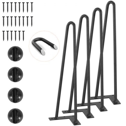 Baldų kojelės VEVOR T10569-16, 40,6 cm aukščio, 4 vnt.