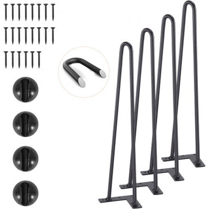 Baldų kojelės VEVOR T10569-19, 482 mm, 4 vnt.