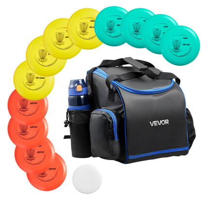 Diskgolfo rinkinys VEVOR JY005-S70003, 12 vnt. diskų su krepšiu