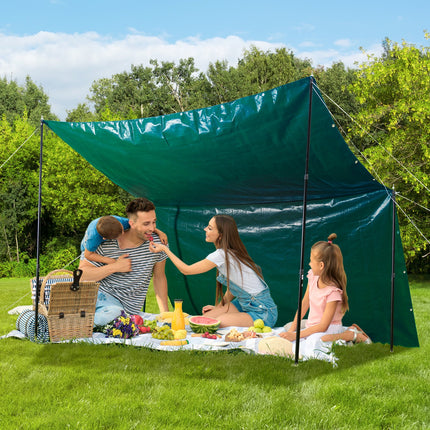 Neperšlampamas tentas VEVOR PVC, 5 x 9 m