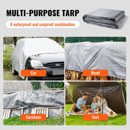 Neperšlampamas tentas VEVOR 16x20 ft, 487,7 x 609,6 cm
