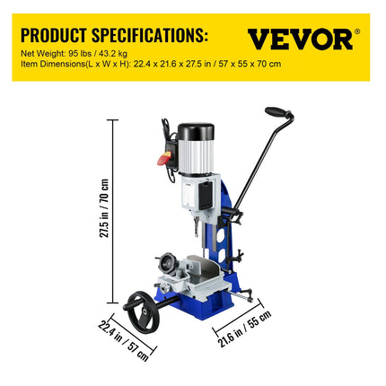 Medžio skobimo staklės VEVOR MS3816R, 373 W