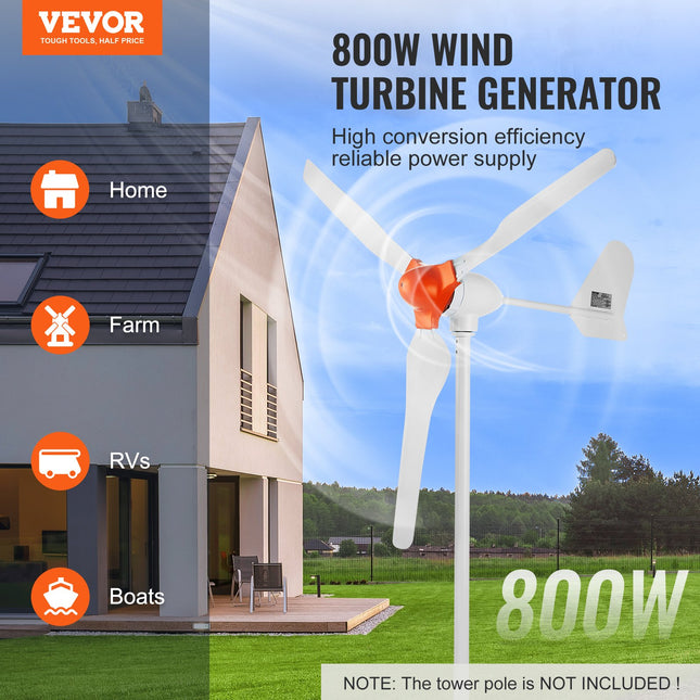 Vėjo jėgainė VEVOR 800W, 12V