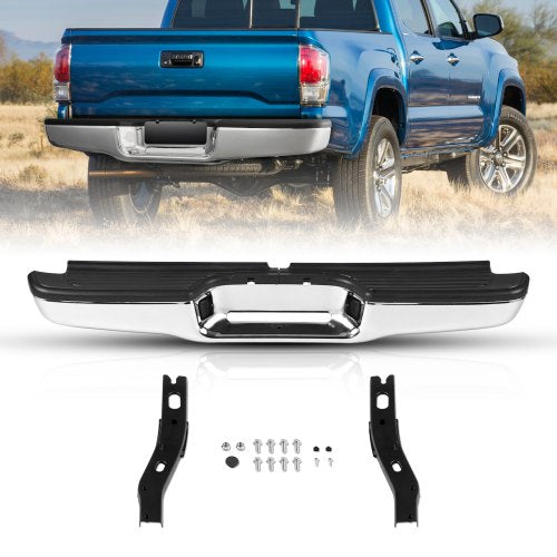 Galinis bamperis su laipteliu VEVOR Toyota Tacoma (1995-2004), chromuotas plienas