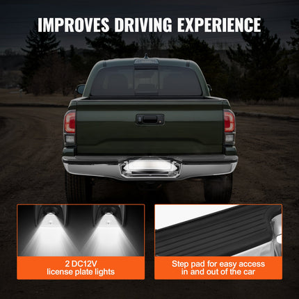 Galinis bamperis su laipteliu VEVOR Toyota Tacoma (1995-2004), chromuotas plienas