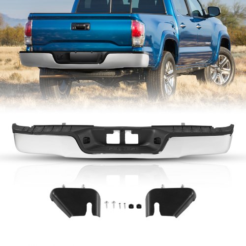 Galinis bamperis su laipteliu VEVOR Toyota Tundra (2007-2013), chromuotas plienas