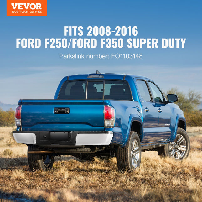 Galinis buferis su laipteliu VEVOR Ford F250 / F350 (2008–2016), chromuotas plienas