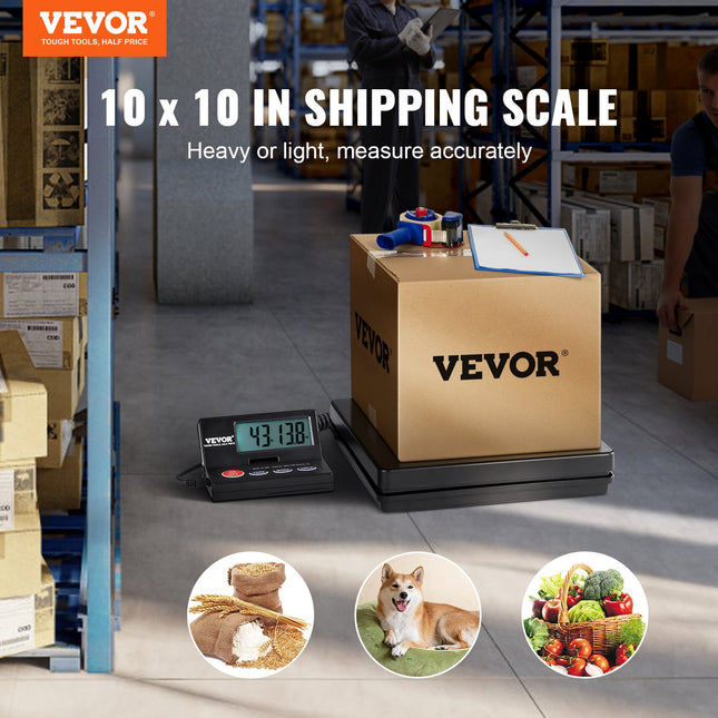 Skaitmeninės siuntų svarstyklės VEVOR SF-890, iki 50 kg