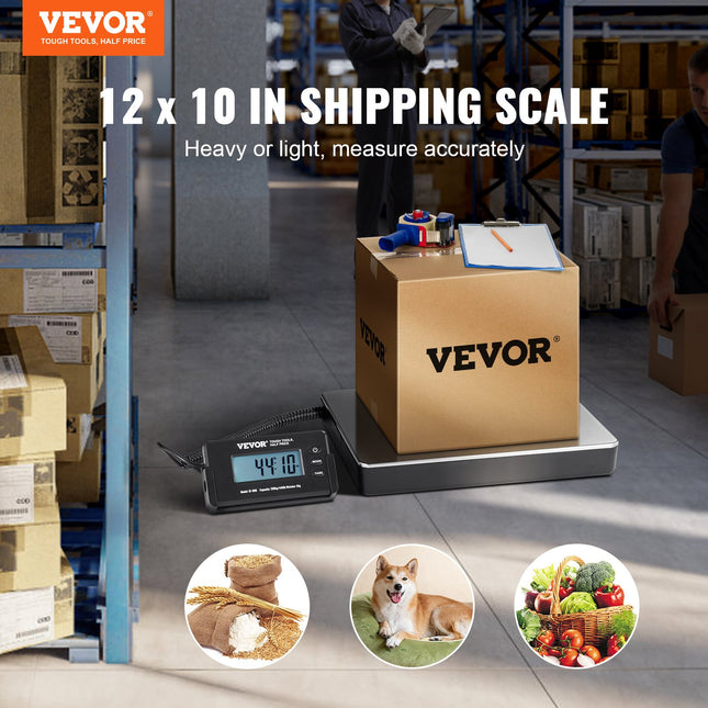 Skaitmeninės siuntų svarstyklės VEVOR SF-808, 200 kg