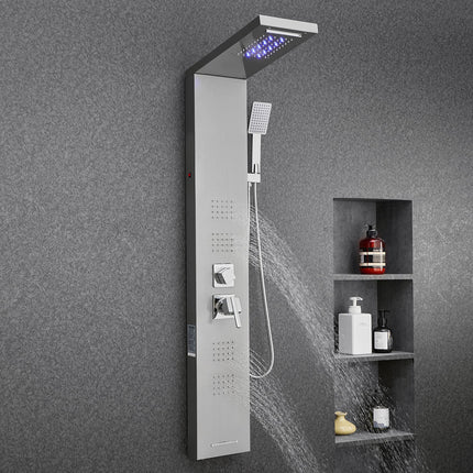 Dušo panelė VEVOR 8124FL, 134,5 cm aukščio