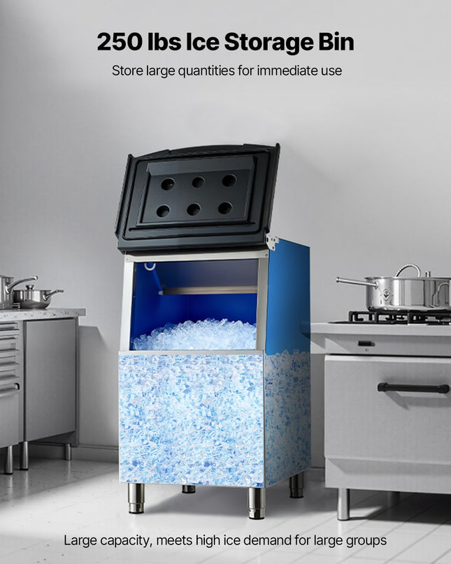 Ledo saugojimo bunkeris VEVOR LSB250, 113 kg talpa