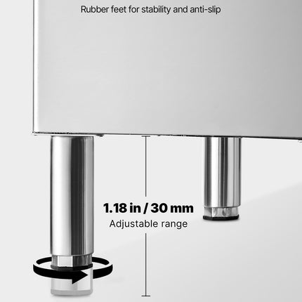 Pramoninis ledo talpos bunkeris VEVOR A138, 136 kg talpa