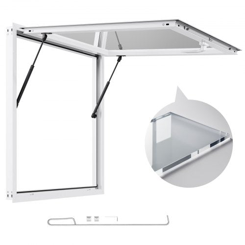 Prekybos langas VEVOR DPYKLPTFWCK, 92x92 cm