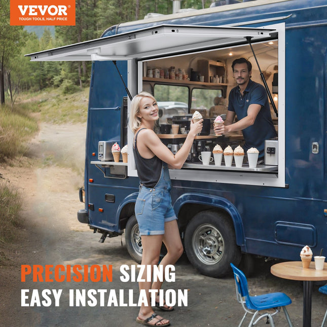 Prekybos langas VEVOR ptfwck 60x36, 152x91 cm