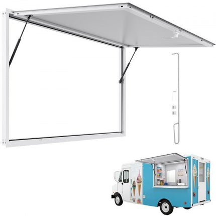 Prekybinis langas VEVOR DPPTFWCK, 188x102 cm