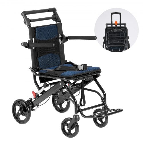 Neįgaliojo vežimėlis VEVOR FS800LBJF4, 100 kg apkrova
