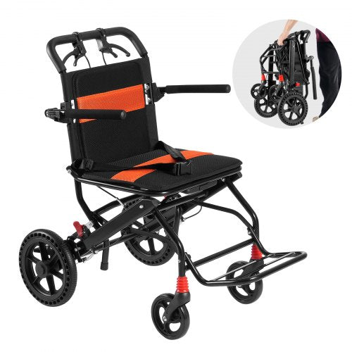 Neįgaliojo vežimėlis VEVOR FS800LBJPF5, 45,7 cm pločio sėdynė