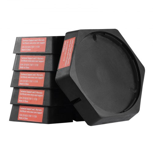 Kemperio stabilizavimo padai VEVOR CXFC03-6, 6 vnt. komplektas