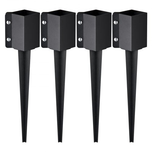 Tvoros stulpų laikikliai VEVOR FX-3.5-24-4, 4 vnt. komplektas, 89x89 mm stulpams