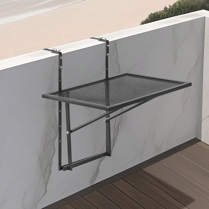 Pakabinamas balkono staliukas VEVOR DL-BC02, 61 x 41 cm
