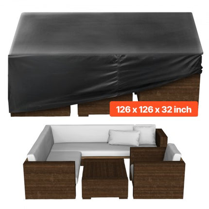 Lauko baldų uždangalas VEVOR J-24V8, 320x320x81 cm
