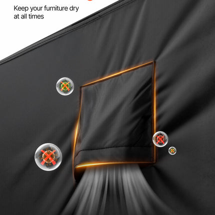 Lauko baldų uždangalas VEVOR J-24V3, 188x188x71 cm