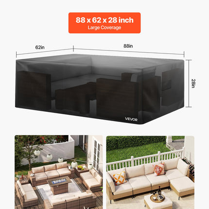 Lauko baldų uždangalas VEVOR J-24V4, 224 x 158 x 71 cm