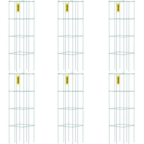 Augalų atramos VEVOR VV-KZDFQJ14.6X39LS6Z, 100 cm aukščio, 6 vnt.