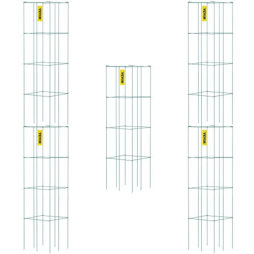 Atramos augalams VEVOR VV-KZDFQJ11.8X46LS5Z, 117 cm aukščio, 5 vnt.
