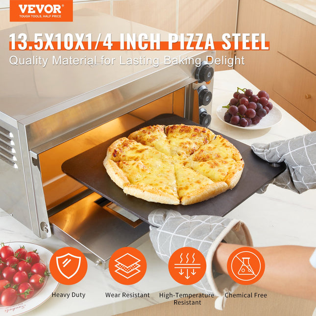 Plieno lakštas picai kepti VEVOR JHQ-CCP-340*250-6, 6 mm storio