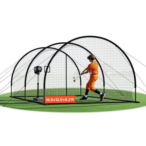 Beisbolo mušimo narvas VEVOR TL20120804S, 6,1 x 3,7 x 2,5 m