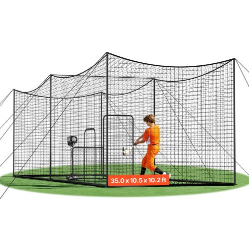 Beisbolo mušimo narvas VEVOR XH-35X10X10FT, 10,7 x 3,2 x 3,1 m