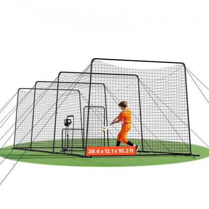 Beisbolo mušimo narvas VEVOR XH-40X12X10FT, 12 x 3,68 x 3,1 m