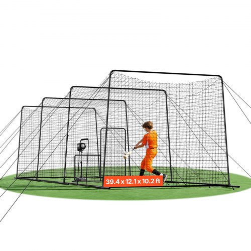 Beisbolo mušimo narvas VEVOR XH-40X12X10FT, 12 x 3,68 x 3,1 m