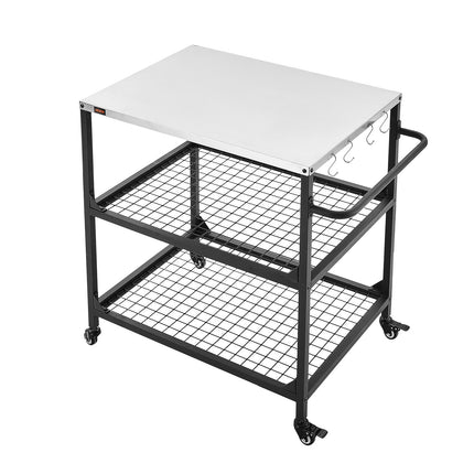 Lauko kepsninės vežimėlis VEVOR WER-V4, 800 x 610 mm