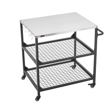 Lauko kepsninės vežimėlis VEVOR WER-V4, 800 x 610 mm