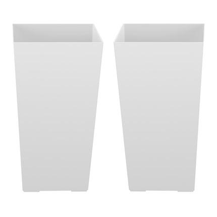 Aukšti vazonai VEVOR F3055W-WT, 550 mm, 2 vnt.