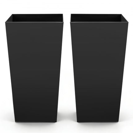 Aukšti vazonai VEVOR F4075W-BK, 750 mm aukščio, 2 vnt.