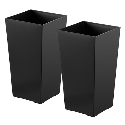Aukšti lauko vazonai VEVOR F3055W-BK, 2 vnt. komplektas, 550 mm aukščio