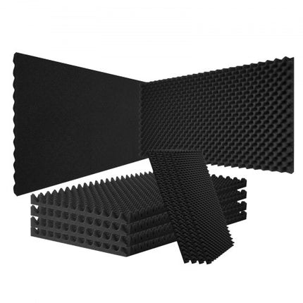 Akustinės putplasčio plokštės VEVOR JDM50-2, 2 vnt. (1200 x 600 x 50 mm)